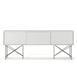 Vogue Sideboard 180 Cm, Weiß/Schwarz