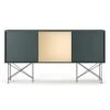 Vogue Sideboard 180 Eine Messingtüren Und Zwei Ständer, Grau/Schwarz 2 Vogue Sideboard 180 Eine Messingtüren Und Zwei Ständer, Grau/Schwarz -Möbelgeschäft decotique vogue sideboard 180 eine messingturen und zwei stander 98