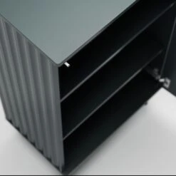 Wave Sideboard 1D, Grau -Möbelgeschäft decotique wave sideboard 1d 44