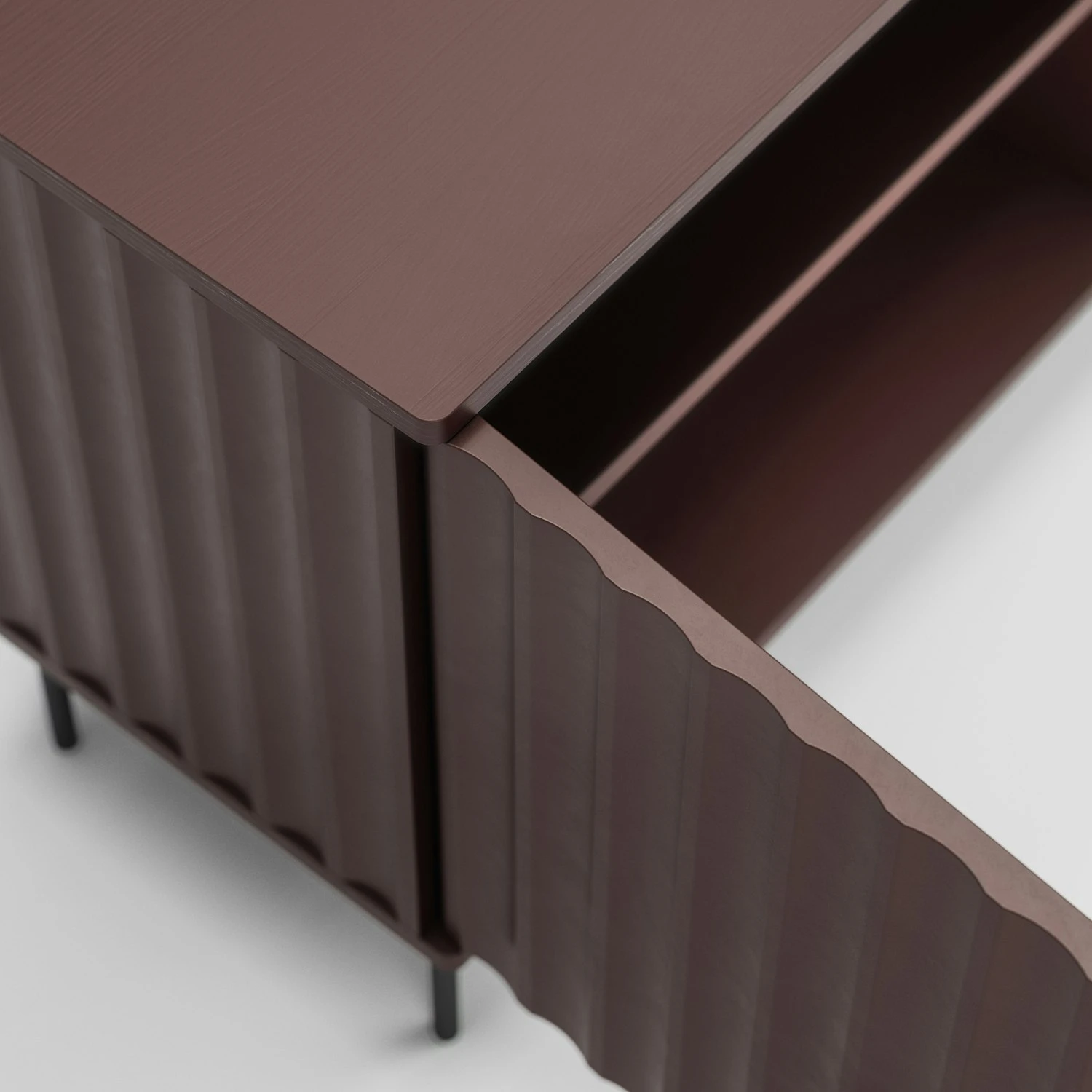 Wave Sideboard 3D, Bordeaux 4 Wave Sideboard 3D, Bordeaux – Bild 2