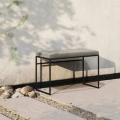 Bench Outdoor Bank Outdoor Sunbrella, Taupe -Möbelgeschäft department bank outdoor sunbrella 39