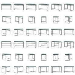 Bank Schwarz / Samt Petrol -Möbelgeschäft department bank schwarz 6