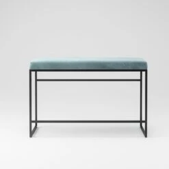 Bank Schwarz / Samt Petrol -Möbelgeschäft department bank schwarz 8