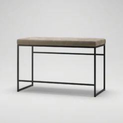 Bank, Schwarz / Taupe Samt 9 Bank, Schwarz / Taupe Samt -Möbelgeschäft department bank wei 83