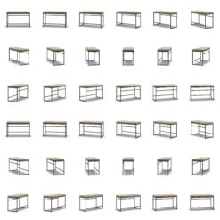 Bank, Schwarz / Taupe Samt 11 Bank, Schwarz / Taupe Samt -Möbelgeschäft department bank wei 85