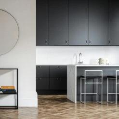 Barhocker Mit Rückenlehne 80 Cm, Weiß / Schwarz Samt -Möbelgeschäft department barhocker niedrig hoch ruckenlehne 93