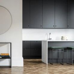 Barhocker Ohne Rückenlehne 67 Cm, Schwarz / Grün Samt -Möbelgeschäft department barhocker niedrig ohne ruckenlehne 135