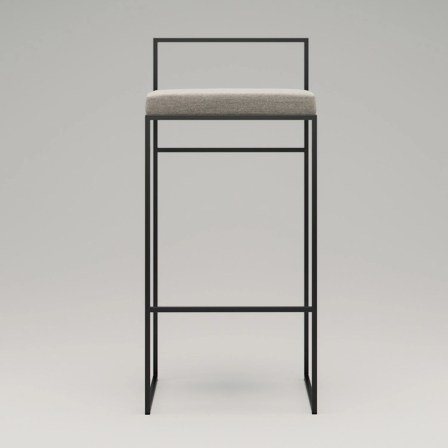 Barhocker Mit Rückenlehne Outdoor 90 Cm, Taupe 5 Barhocker Mit Rückenlehne Outdoor 90 Cm, Taupe – Bild 3