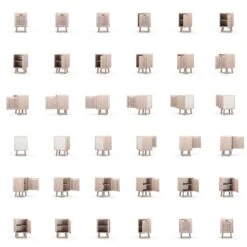 Ray Nachttisch, In Weiß Pigmentierter Esche -Möbelgeschäft department ray bedside table 14