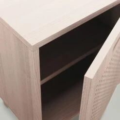 Ray Nachttisch, In Weiß Pigmentierter Esche -Möbelgeschäft department ray bedside table 18