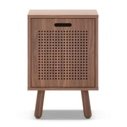 Ray Nachttisch, Walnussfarben