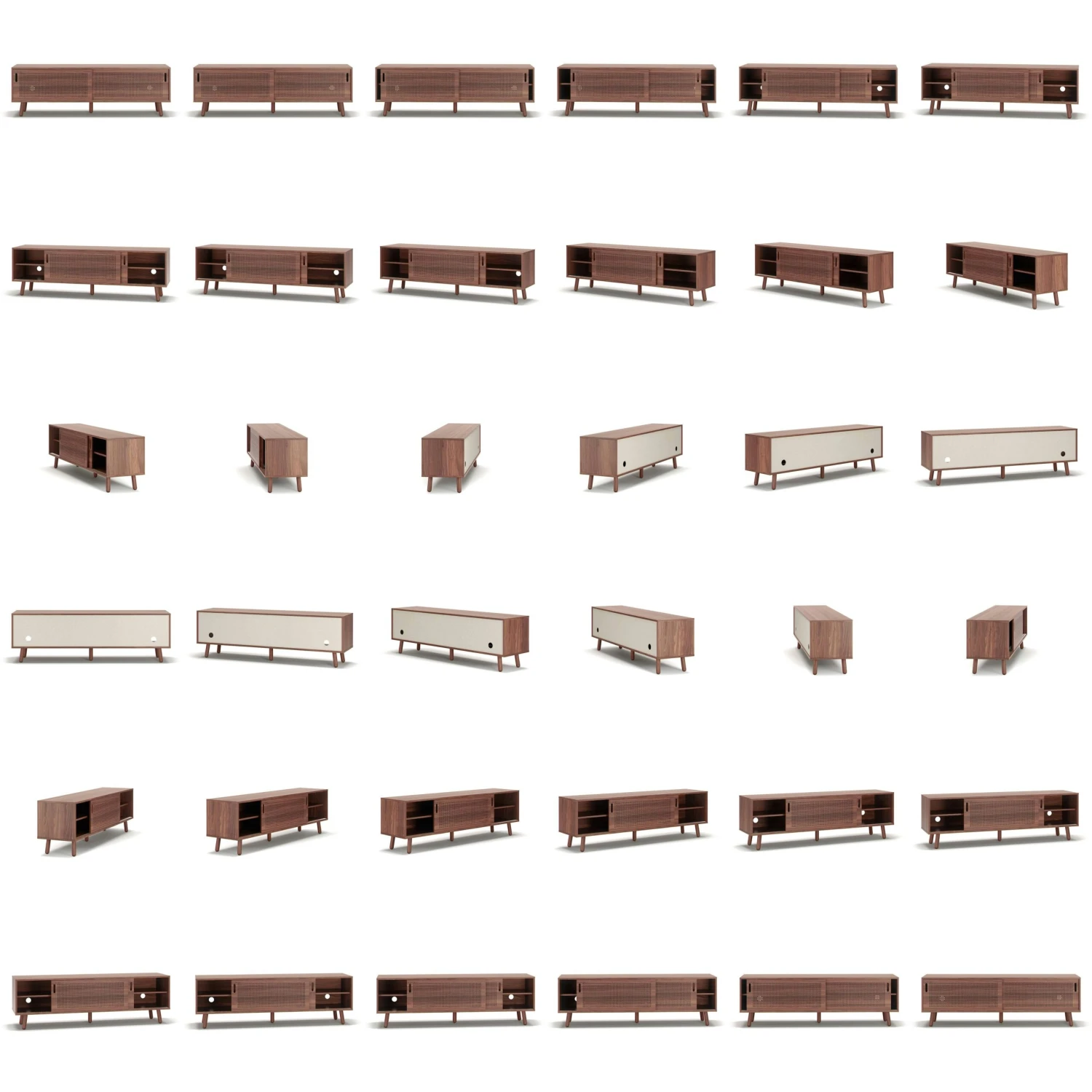 Ray Medienbank 180 Cm, Walnussfarben 8 Ray Medienbank 180 Cm, Walnussfarben – Bild 6