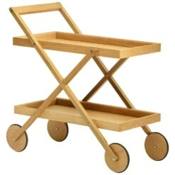 Design House Stockholm Exit Servierwagen, Eiche
