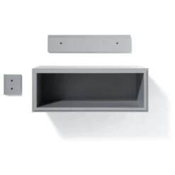 Edge Air Nachttisch, Grau