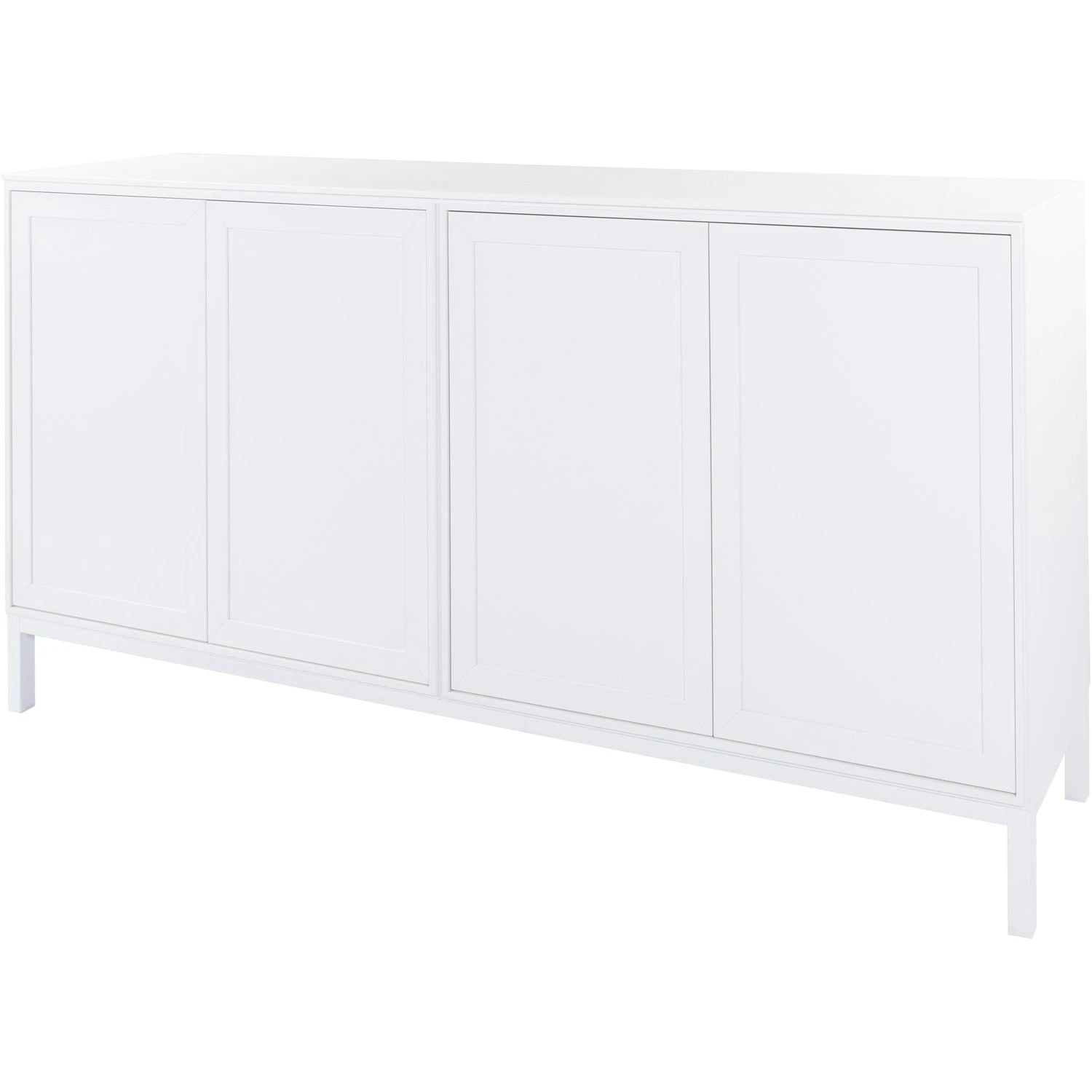 Edge Kommode 4 Türen 172x38x89, Weiß 4 Edge Kommode 4 Türen 172x38x89, Weiß – Bild 2