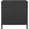 Edge Kommode 8 Laden 86x38x89, Schwarz 1 Edge Kommode 8 Laden 86x38x89, Schwarz -Möbelgeschäft englesson edge kommode 8 laden 86x38x89 4