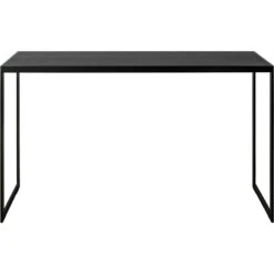 Square Konsolentisch 122x36x70 Cm, Schwarz/In Schwarzer Eiche