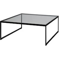 Square Kaffeetisch, 102x102 Cm, Schwarz/Glass 5 Square Kaffeetisch, 102x102 Cm, Schwarz/Glass – Bild 3