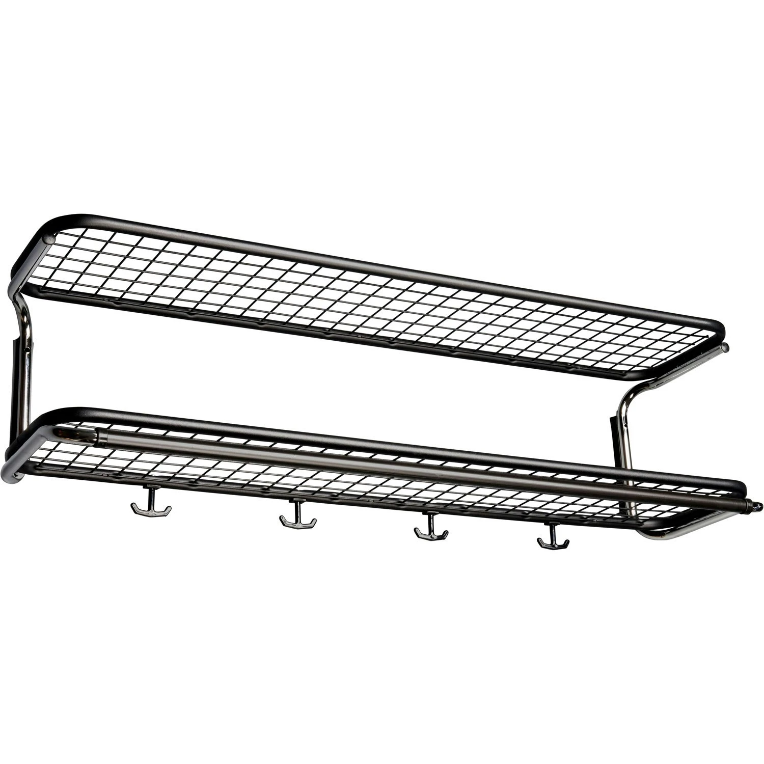 Classic 650 Hutablage Doppelt Schwarz / Chrome, 50 Cm 3 Classic 650 Hutablage Doppelt Schwarz / Chrome, 50 Cm