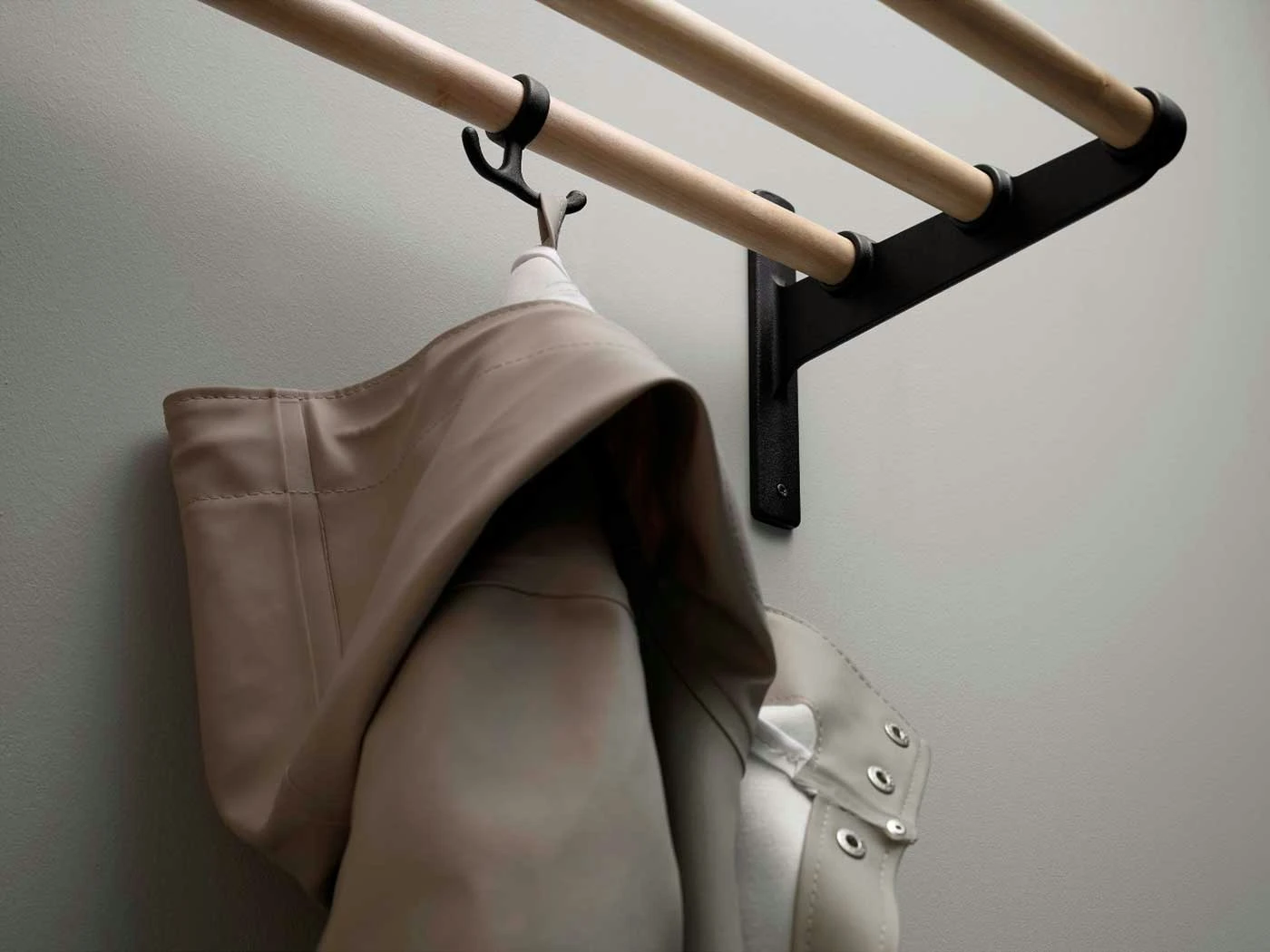 Nostalgi Ankerhaken 2er-Pack, Schwarz 4 Nostalgi Ankerhaken 2er-Pack, Schwarz – Bild 2