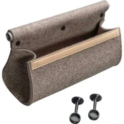 Ulrika Aufbewahrungsutensil, Wolle / Schwarze Struktur