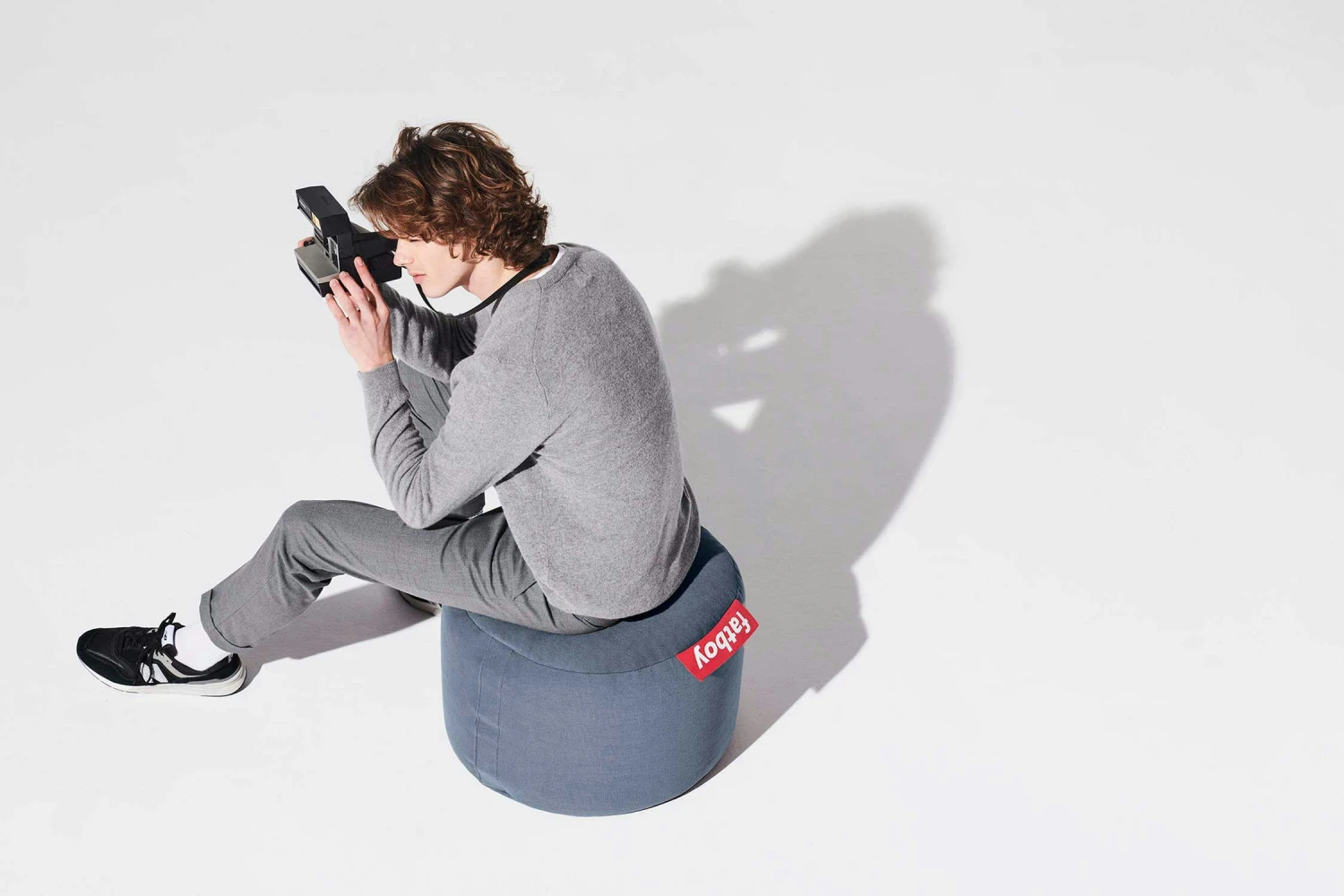 Fatboy Point Puff Steingewaschen Blau 5 Fatboy Point Puff Steingewaschen Blau – Bild 3