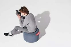 Fatboy Point Puff Steingewaschen Schwarz -Möbelgeschäft fatboy fatboy point puff steingewaschen schwarz 2 2