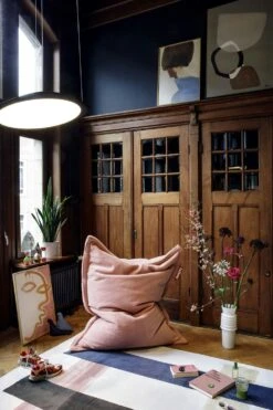 Fatboy Original Slim Teddy Seat Pouf, Cheeky Pink -Möbelgeschäft fatboy original slim teddy seat pouf 9