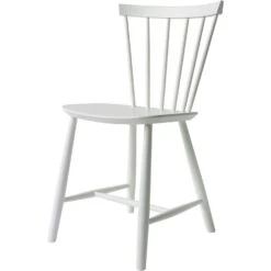 J46 Stuhl, Weiß -Möbelgeschäft fdb mbler j46 chair white ral 9010 gloss 10 2