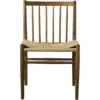J80 Stuhl, Geräucherte Eiche / Sitz Natur -Möbelgeschäft fdb mbler j80 chair 12