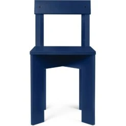 Ferm LIVING Ark Esszimmerstuhl Lackiert Buche, Blau