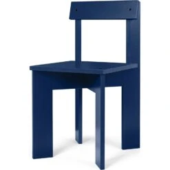 Ferm LIVING Ark Esszimmerstuhl Lackiert Buche, Blau -Möbelgeschäft ferm living ark dining chair 7