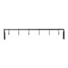 Ferm LIVING Kitchen Rod And 6 Hooks, Black