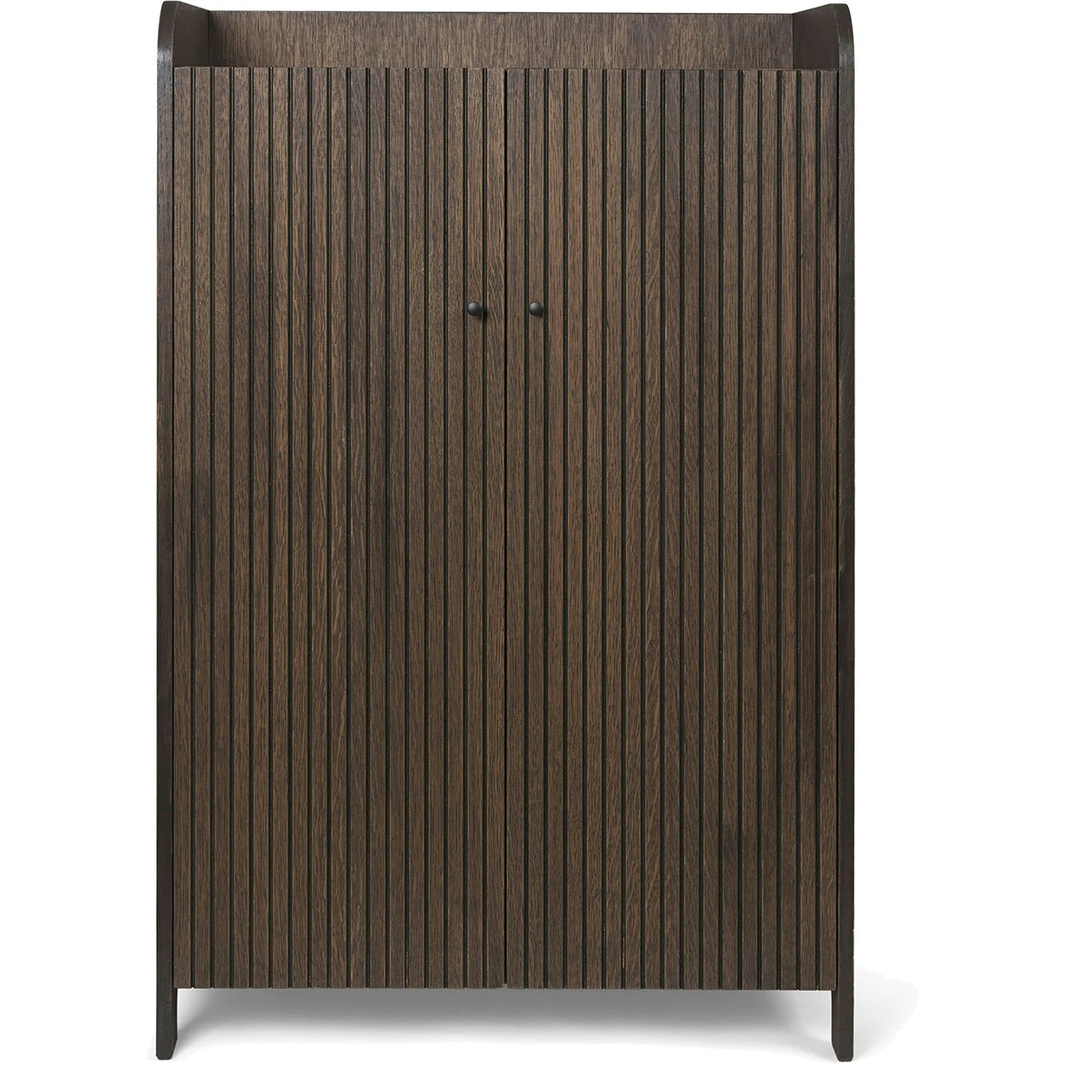 Ferm LIVING Sill Cupboard - Low - Dark Stained Oak 3 Ferm LIVING Sill Cupboard - Low - Dark Stained Oak