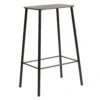 Frama Adam Stool Hocker H65cm, Matt Schwarz/Leder Schwarz -Möbelgeschäft frama adam stool hocker ledersitz 20