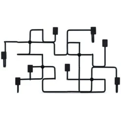 GEJST Underground Garderobe, In Schwarzer Eiche / Eiche