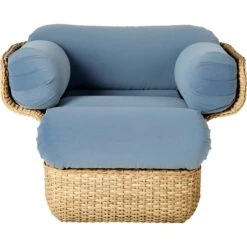 Gubi Basket Loungesessel, Rattan / Sunday 002