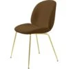 Gubi Beetle Dining Chair, Brass, PG2, Li.Bouclé 006 -Möbelgeschäft gubi beetle dining chair brass pg2 13