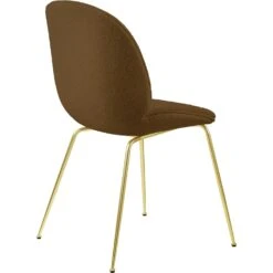Gubi Beetle Dining Chair, Brass, PG2, Li.Bouclé 006 -Möbelgeschäft gubi beetle dining chair brass pg2 14