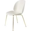 Gubi Beetle Dining Chair Un-upholstered, Conic Base Brass, Alabaster White 1 Gubi Beetle Dining Chair Un-upholstered, Conic Base Brass, Alabaster White -Möbelgeschäft gubi beetle stuhl messing schwarz 11