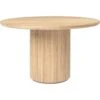 Gubi Moon Esstisch Rund Ø150 H73, Solide Geseifte Eiche -Möbelgeschäft gubi moon dining table round 120 marble top gray 2