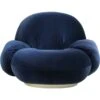 Gubi Pacha Lounge Chair Gold Base -Möbelgeschäft gubi pacha lounge chair gold base 0