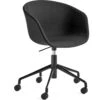 Hay AAC53 Stuhl 5 Star Swivel, Schwarz / Remix Black -Möbelgeschäft hay aac53 chair 5 star swivel black 2