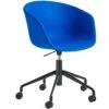Hay AAC53 Stuhl 5 Star Swivel, Schwarz / Divina Blue -Möbelgeschäft hay aac53 chair 5 star swivel black 3