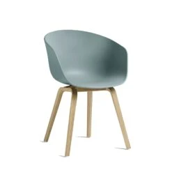 Hay About A Chair 22, Dusty Blue/Eiche