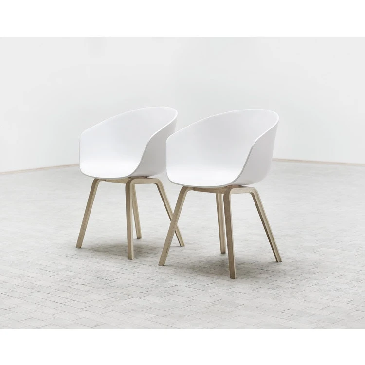 Hay About A Chair 22, Weiß/Eiche 4 Hay About A Chair 22, Weiß/Eiche – Bild 2