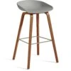 Hay AAS 32 Barhocker Hoch, Mit Lack Auf Wasserbasis Lackiert Walnussholz / Concrete -Möbelgeschäft hay about a stool aas 32 barhocker hoch 20