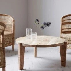 House Doctor Bali Couchtisch, 80cm/ Natur -Möbelgeschäft house doctor bali couchtisch 80 cm 3