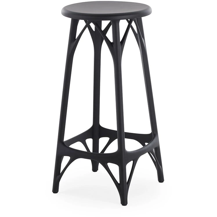 Kartell A.I. Light Barhocker 65 Cm, Schwarz 3 Kartell A.I. Light Barhocker 65 Cm, Schwarz