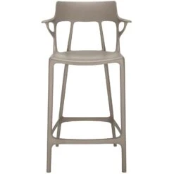 Kartell A.I. Barhocker Recycelt 65 Cm, Grau